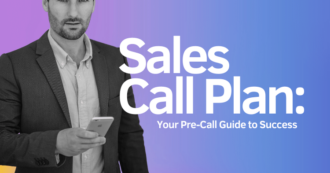 Liam creating a sales call plan