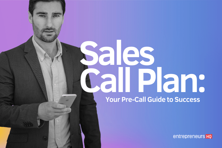 Liam creating a sales call plan