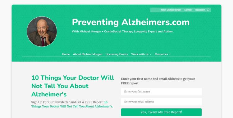 Landing page that easily shows potential customers what they are signing up for