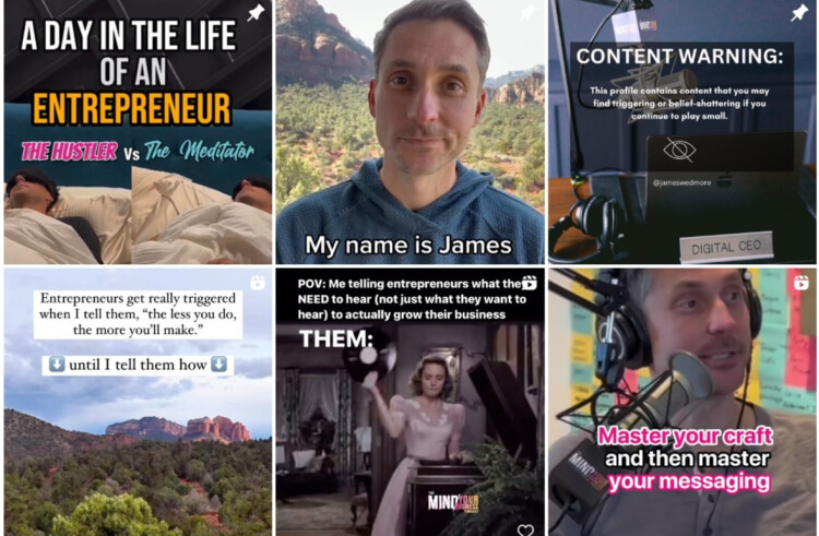 Instagram reels with compelling thumbnails designed to attract potential customers