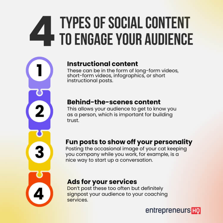 4 types of social content to boost social medial presence