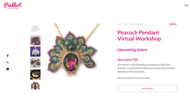 Upcoming event from Pinkhot Jewelry