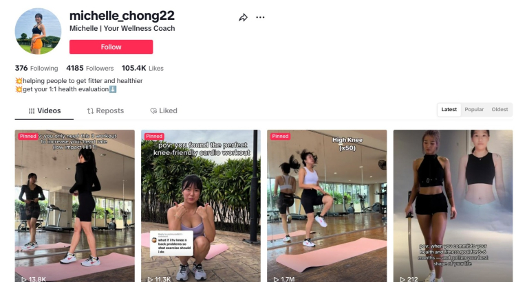 Content marketing on TikTok with eye-catching titles
