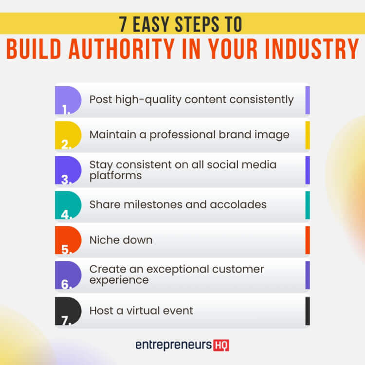7 proven ways to effectively build brand authority in your industry