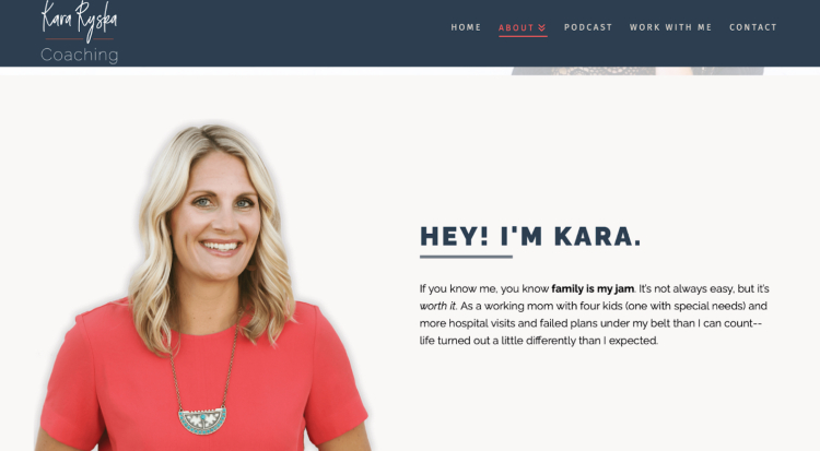 Everything you need to know about Kara Ryska, a parenting coach sharing her journey as a working mom of four, including a child with special needs.