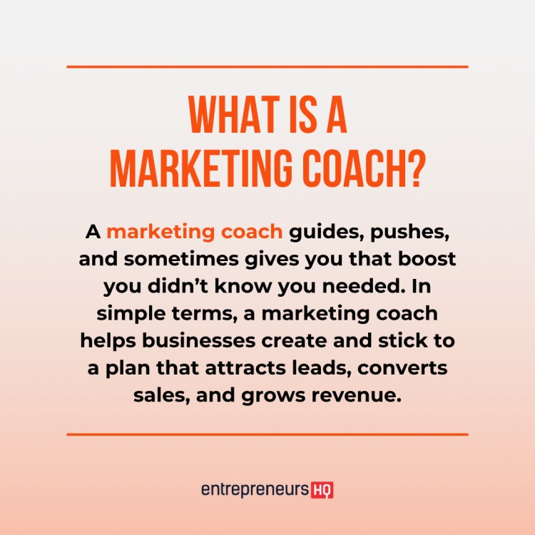A good marketing coach guides businesses to attract leads, convert sales, and achieve sustainable revenue growth.