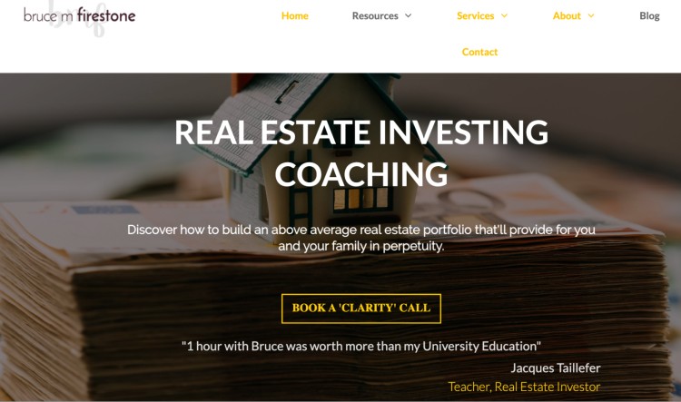 Hire a real estate investing coach to help build an above-average portfolio that provides for your family long-term