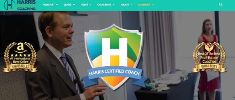 Harris Certified Coach program designed for real estate agents who want to learn advanced coaching strategies and build a profitable coaching business.