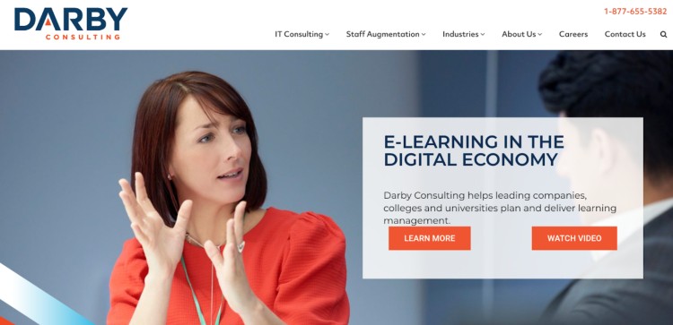 Darby Consulting is a tech consulting firm offering digital learning solutions to businesses and universities.