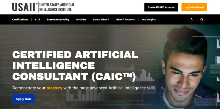 Certified Artificial Intelligence Consultant (CAIC) certification from USAII helps improve the level of expertise in AI consulting.