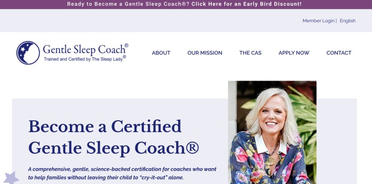 Become a sleep coach with the Gentle Sleep Coach certification, featuring science-based training for supporting families and children.