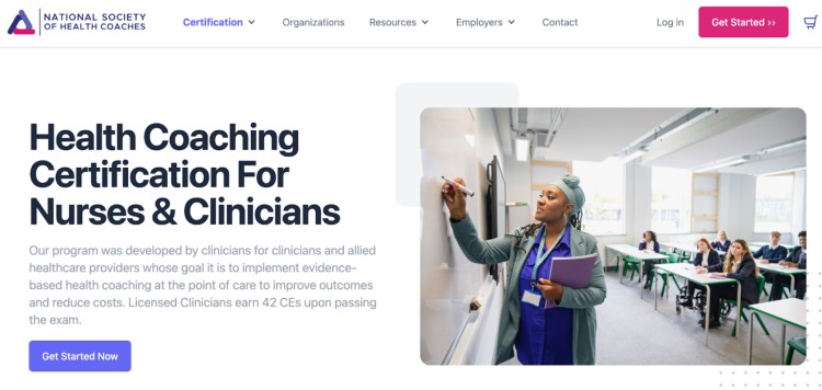 Health coaching certification program for nurses and clinicians offered through a higher learning framework focused on evidence-based care and professional development.