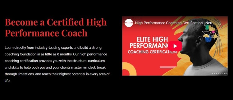 Promotional image for becoming a certified high performance coach, highlighting elite high performance coaching certification and expert-led training.