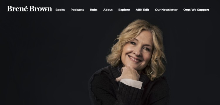 Portrait of Brené Brown, a Coach that focuses on helping individuals build courage, vulnerability, and emotional resilience