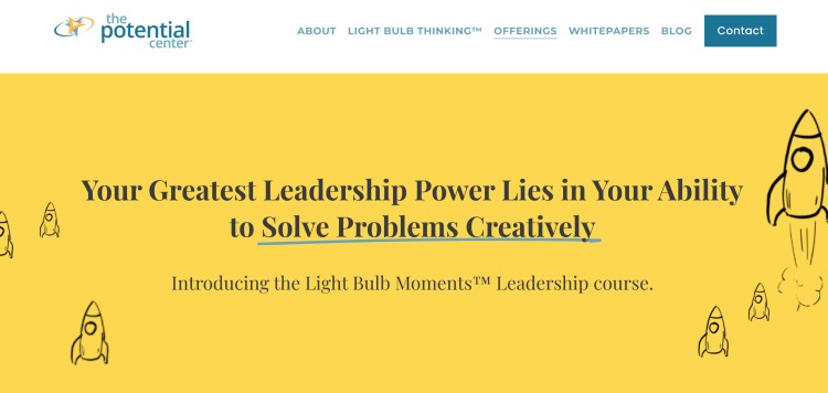 Leadership course focused on turning ideas into tangible solutions through creative problem solving