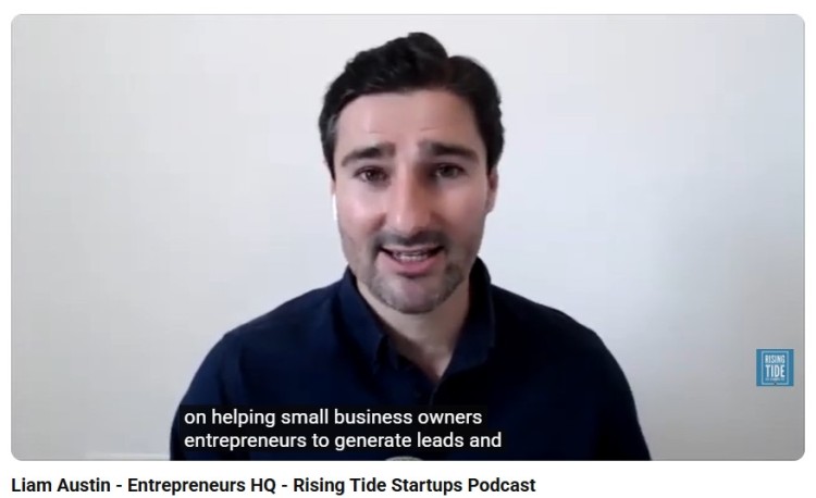 Entrepreneur and coach speaking on a podcast about helping founders grow, highlighting insights from a best business coach perspective.