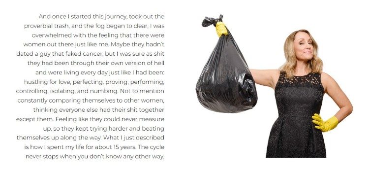 Life coaching article sharing a client success story about overcoming emotional struggles and self-doubt