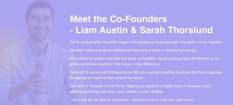 Founder story illustrating why many people choose to start their own business to gain more freedom and flexibility