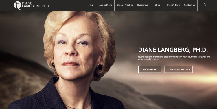 Homepage of a Christian psychologist presenting a faith-based perspective on counseling and mental health.